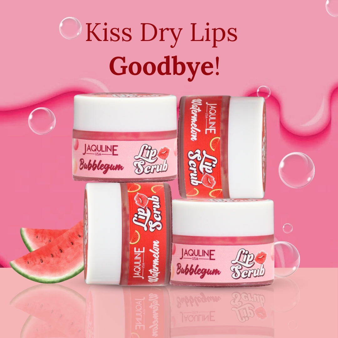 Jaquline USA Bubblegum Lip Scrub |Provides Deep Hydration |Exfoliates Dead Skin |Plumping & Hydration| Repair & Restores Lips