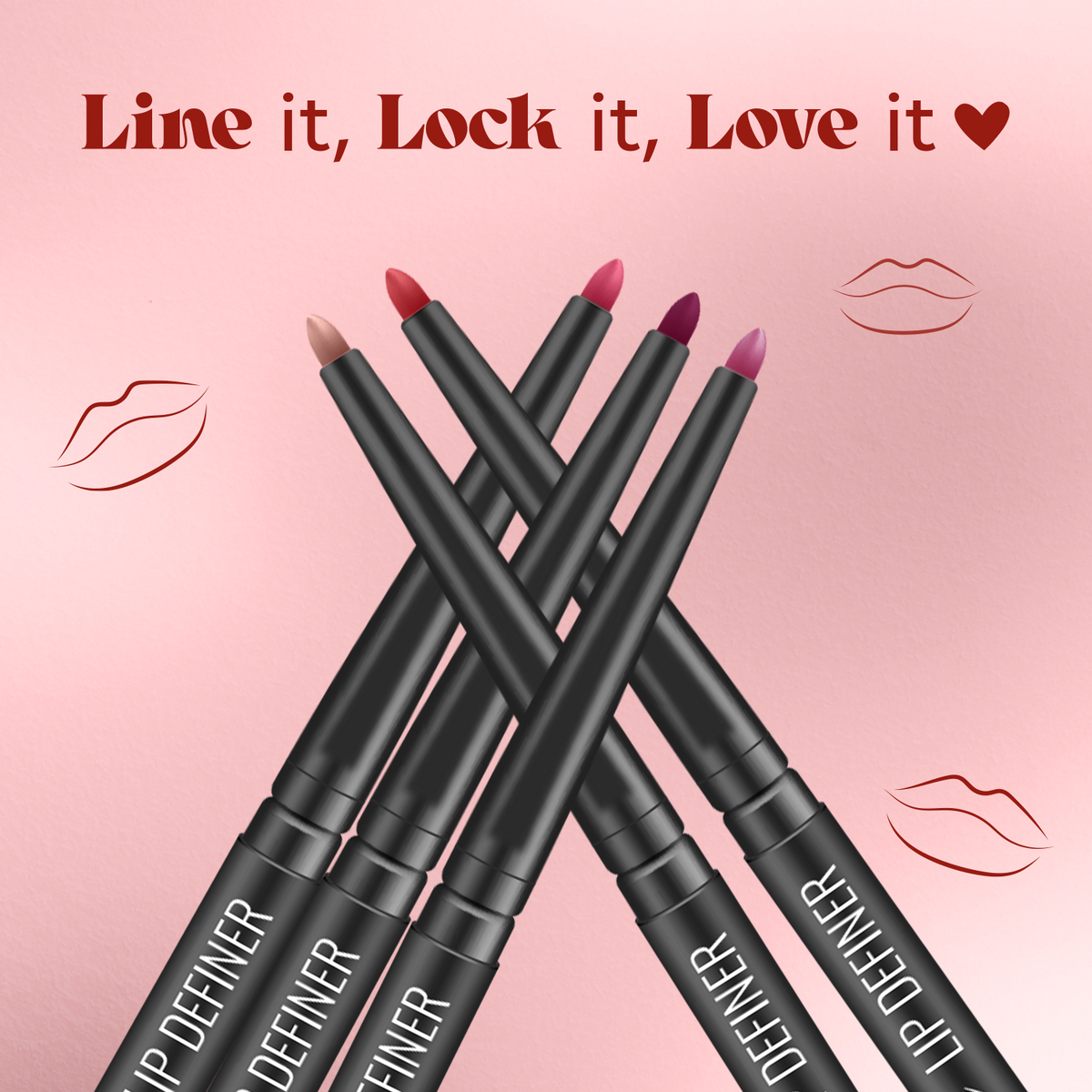 Jaquline USA Bae For Life Lip Definer 0.3g Brownie Points 02