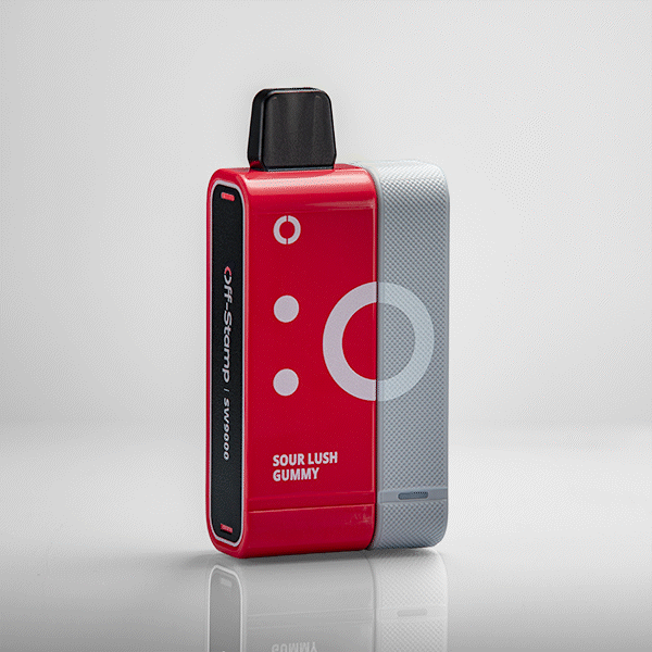 BUY 1 GET 1 FREE Cherry Strazz OFF STAMP SW9000 Disposable | Vape Amazon India Off Stamp