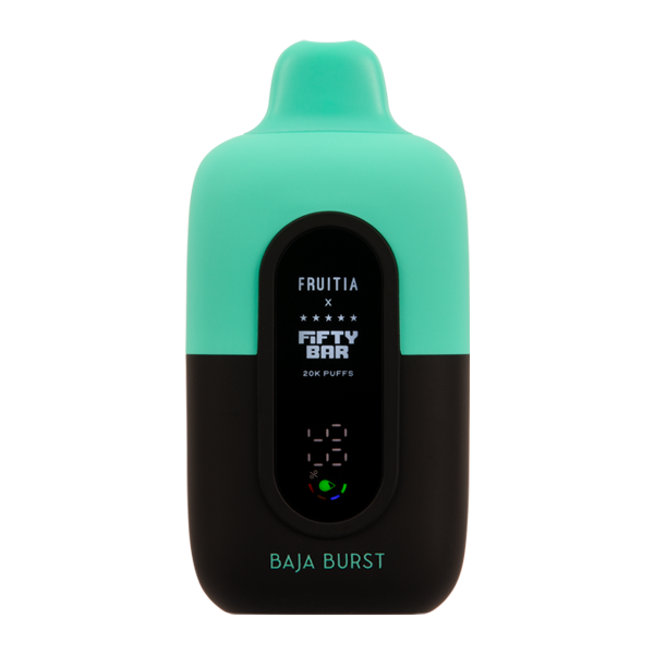 BUY 1 GET 1 FREE Baja Burst FRUITIA X Fifty Bar 20K