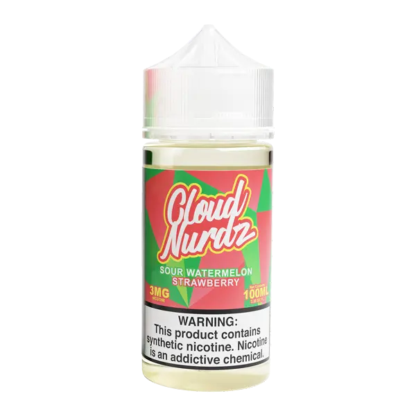 BUY 1 GET 1 FREE Sour Watermelon Strawberry Cloud Nurdz eJuice