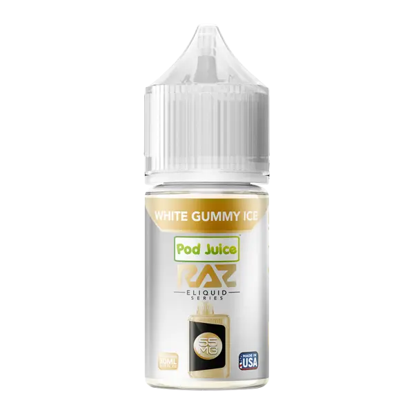 BUY 1 GET 1 FREE White Gummy Ice RAZ X Pod Juice