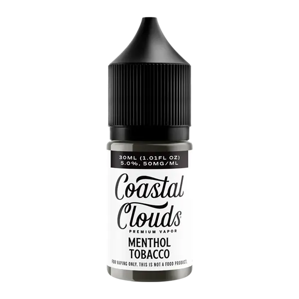 BUY 1 GET 1 FREE Menthol Tobacco Coastal Clouds Salt Nic
