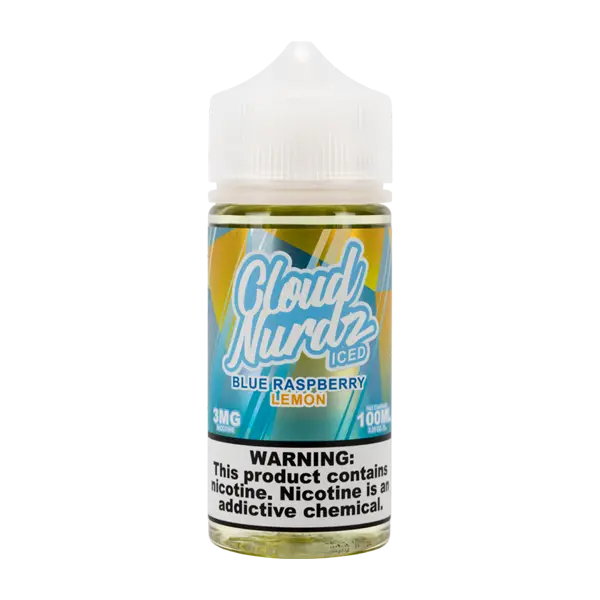 BUY 1 GET 1 FREE Iced Blue Raspberry Lemon by Cloud Nurdz 100mL
