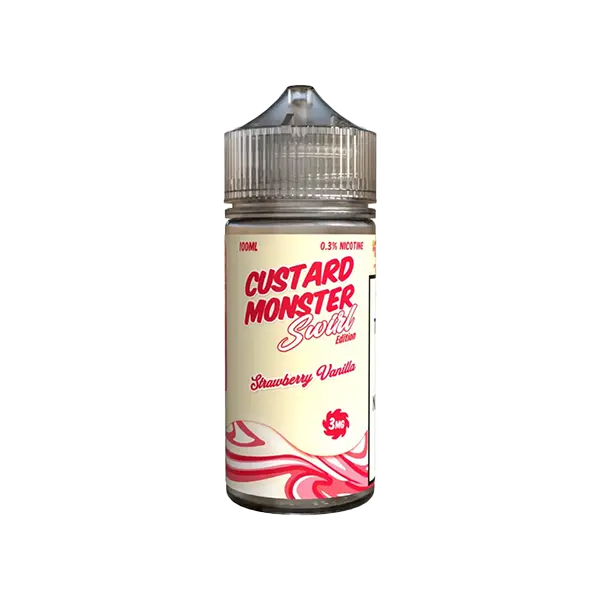 BUY 1 GET 1 FREE Strawberry Vanilla Custard Monster eJuice