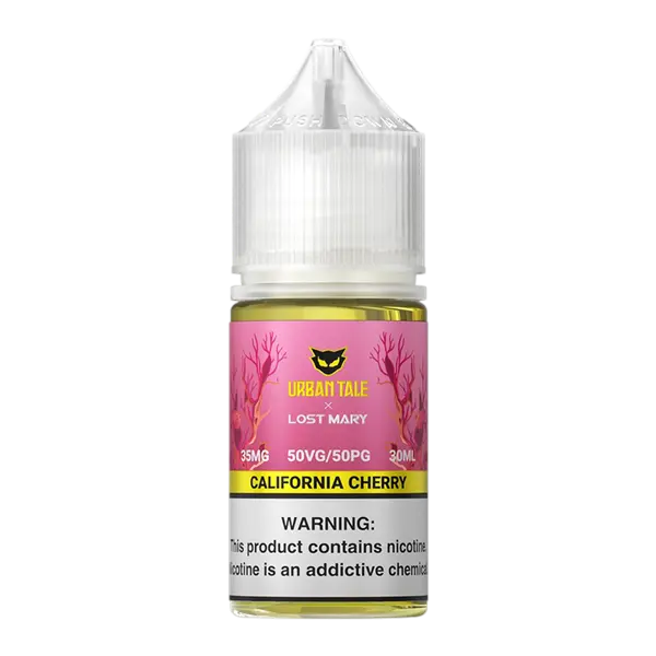 BUY 1 GET 1 FREE California Cherry Urban Tale X Lost Mary Vape Juice