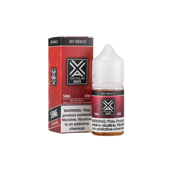 BUY 1 GET 1 FREE Red Tobacco VaporLax Salt