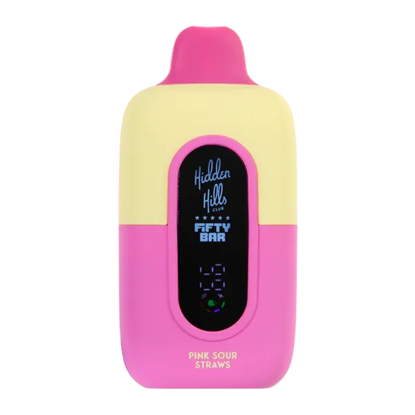 BUY 1 GET 1 FREE Pink Sour Straws Hidden Hills X Fifty Bar