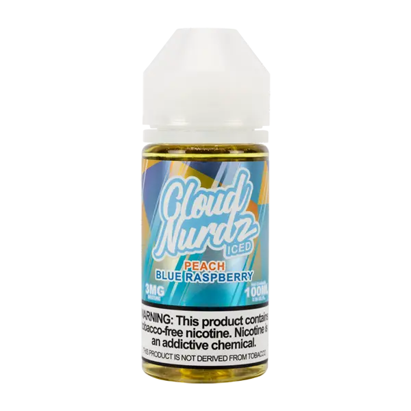 BUY 1 GET 1 FREE Iced Peach Blue Raspberry by Cloud Nurdz 100mL