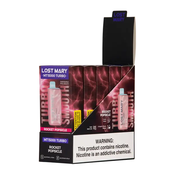 BUY 1 GET 1 FREE Rocket Pop Lost Mary MT15000 Turbo | Vape Amazon India Lost Mary