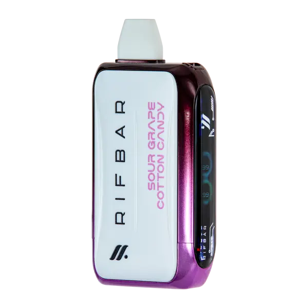 BUY 1 GET 1 FREE Sour Grape Cotton Candy Rifbar Turbo-X 25k