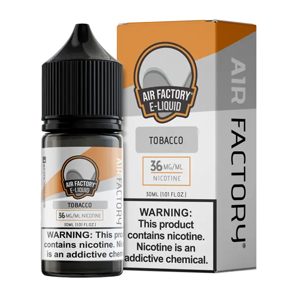 BUY 1 GET 1 FREE Tobacco Air Factory Salt