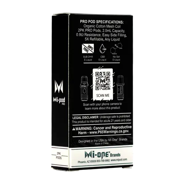 BUY 1 GET 1 FREE Pro Pods 2pk | Vape Amazon India Mi-Pod PRO