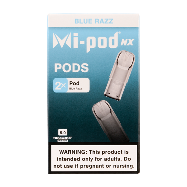 BUY 1 GET 1 FREE Blue Razz Mi-Pod NX 2pk Pods