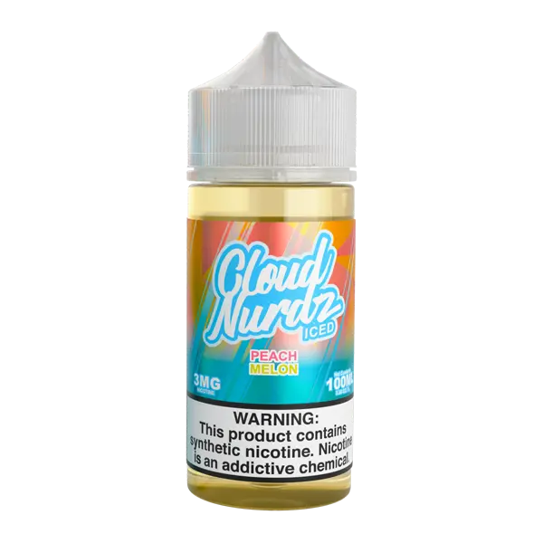BUY 1 GET 1 FREE Peach Melon Cloud Nurdz Iced eJuice