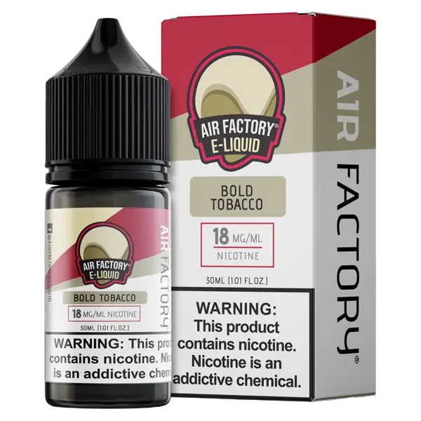 BUY 1 GET 1 FREE Bold Tobacco Air Factory Salt