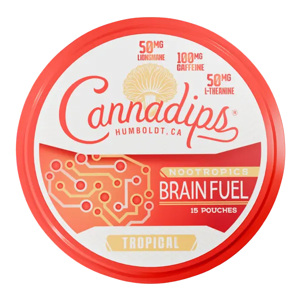 BUY 1 GET 1 FREE Tropical CANNADIPS Brain Fuel Pouches