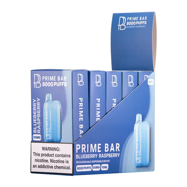BUY 1 GET 1 FREE Blueberry Raspberry Prime Bar 8000