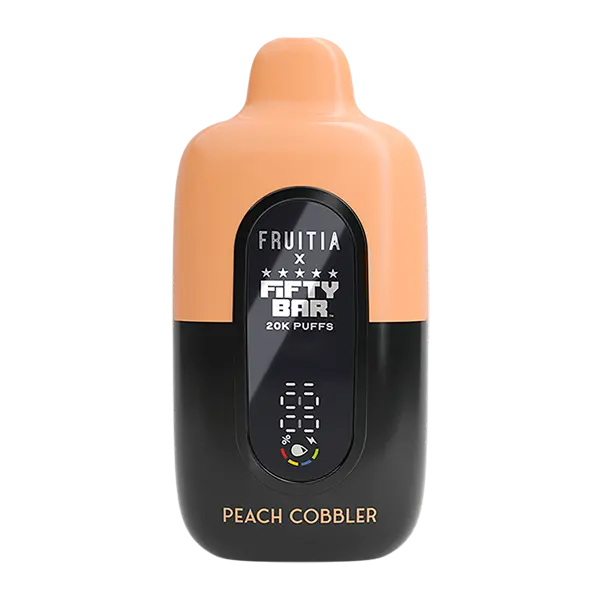 BUY 1 GET 1 FREE Peach Cobbler FRUITIA X Fifty Bar 20K