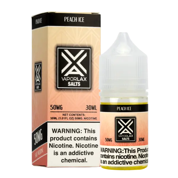 BUY 1 GET 1 FREE Peach Ice VaporLax Salt