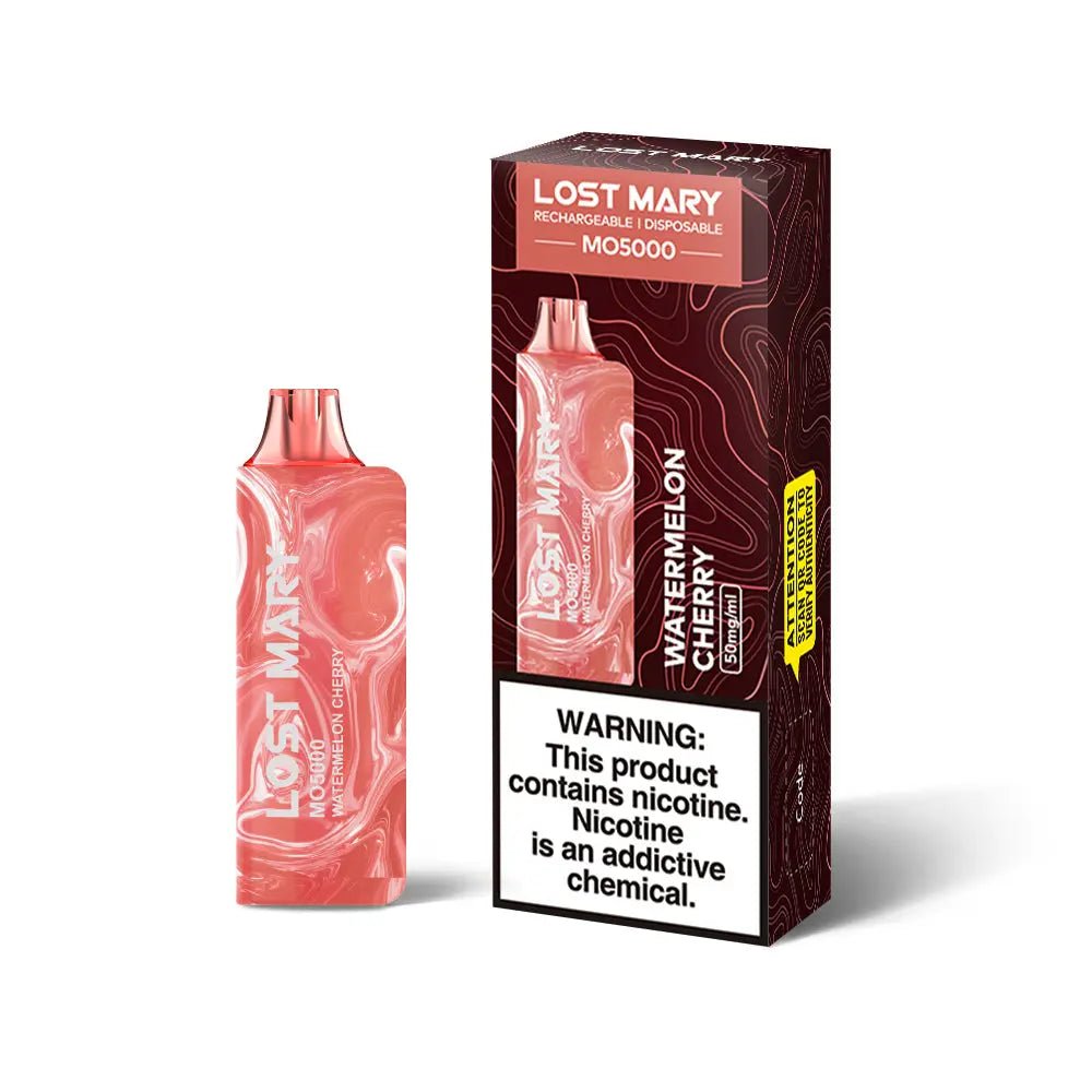 BUY 1 GET 1 FREE Watermelon Cherry Lost Mary MO5000 | Vape Amazon India Lost Mary