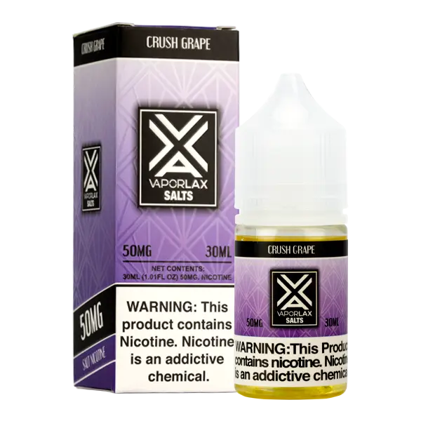 BUY 1 GET 1 FREE Crush Grape VaporLax Salt