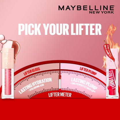 Maybelline New York Lifter Plump - Plumping Lip Gloss, Mauve Bite, 5ml