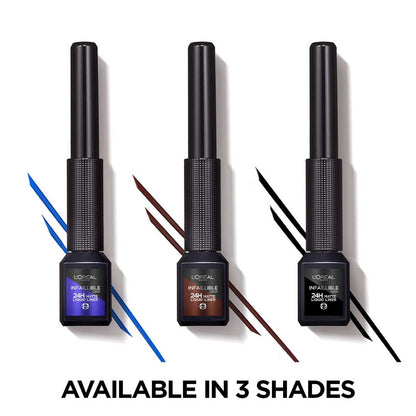 L'Oreal Paris INFAILLIBLE GRIP 24H MATTE LIQUID LINER - 01 MATTE BLACK