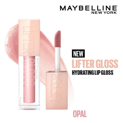 Maybelline New York Lifter Gloss, Hydrating Lip Gloss, Opal, 5.4 ml