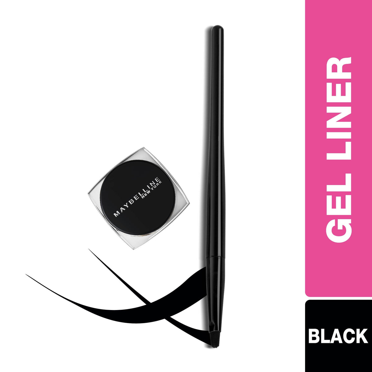 Maybelline New York Lasting Drama Gel Eyeliner ,Blackest Black, 2.5g