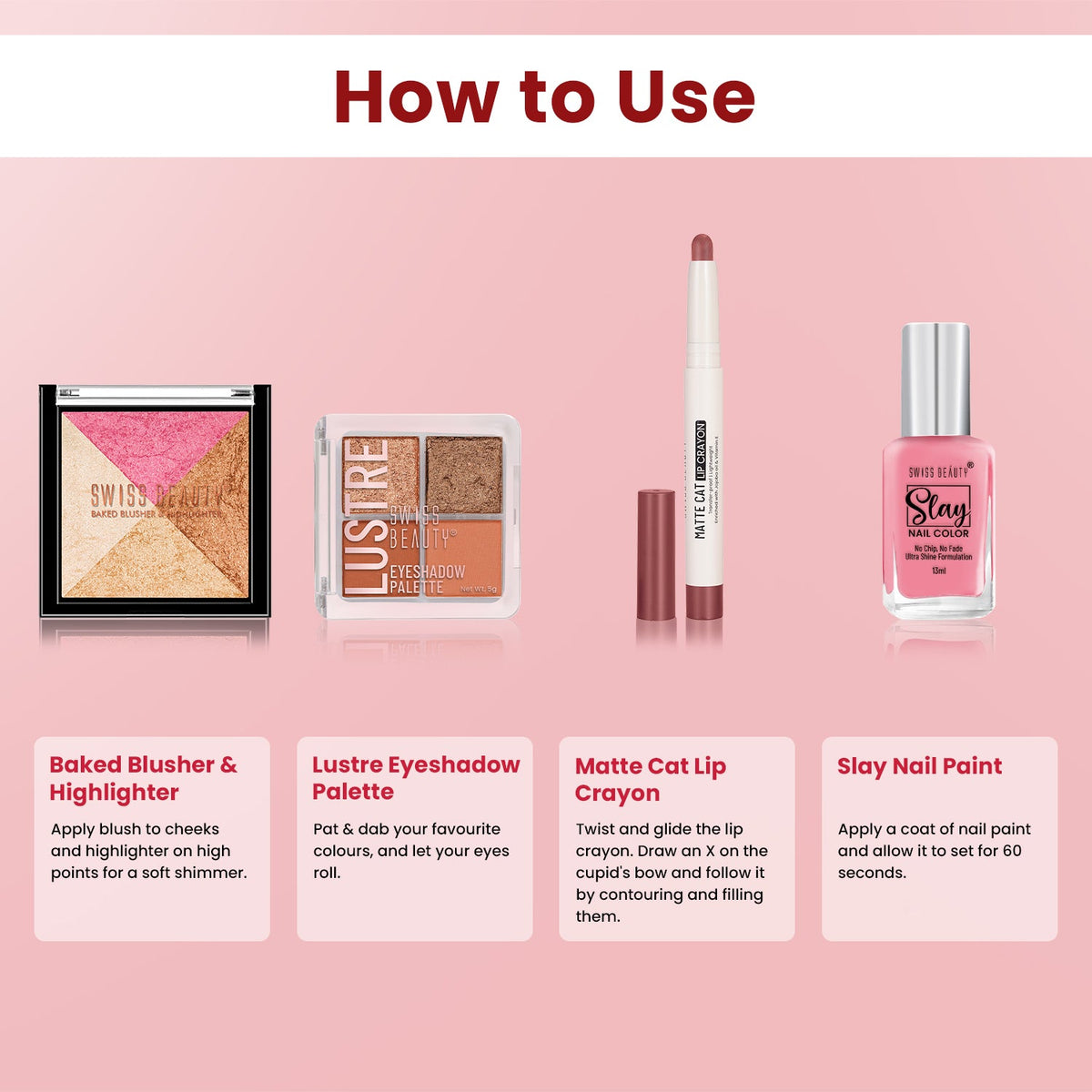 MODERN RANI MAKEUP KIT WITH FREE POUCH (worth Rs 499)