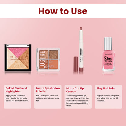MODERN RANI MAKEUP KIT WITH FREE POUCH (worth Rs 499)