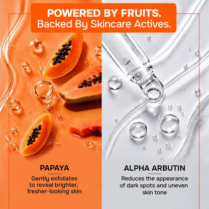 Care Juicy Glow Face Wash  Papaya + Alpha Arbutin