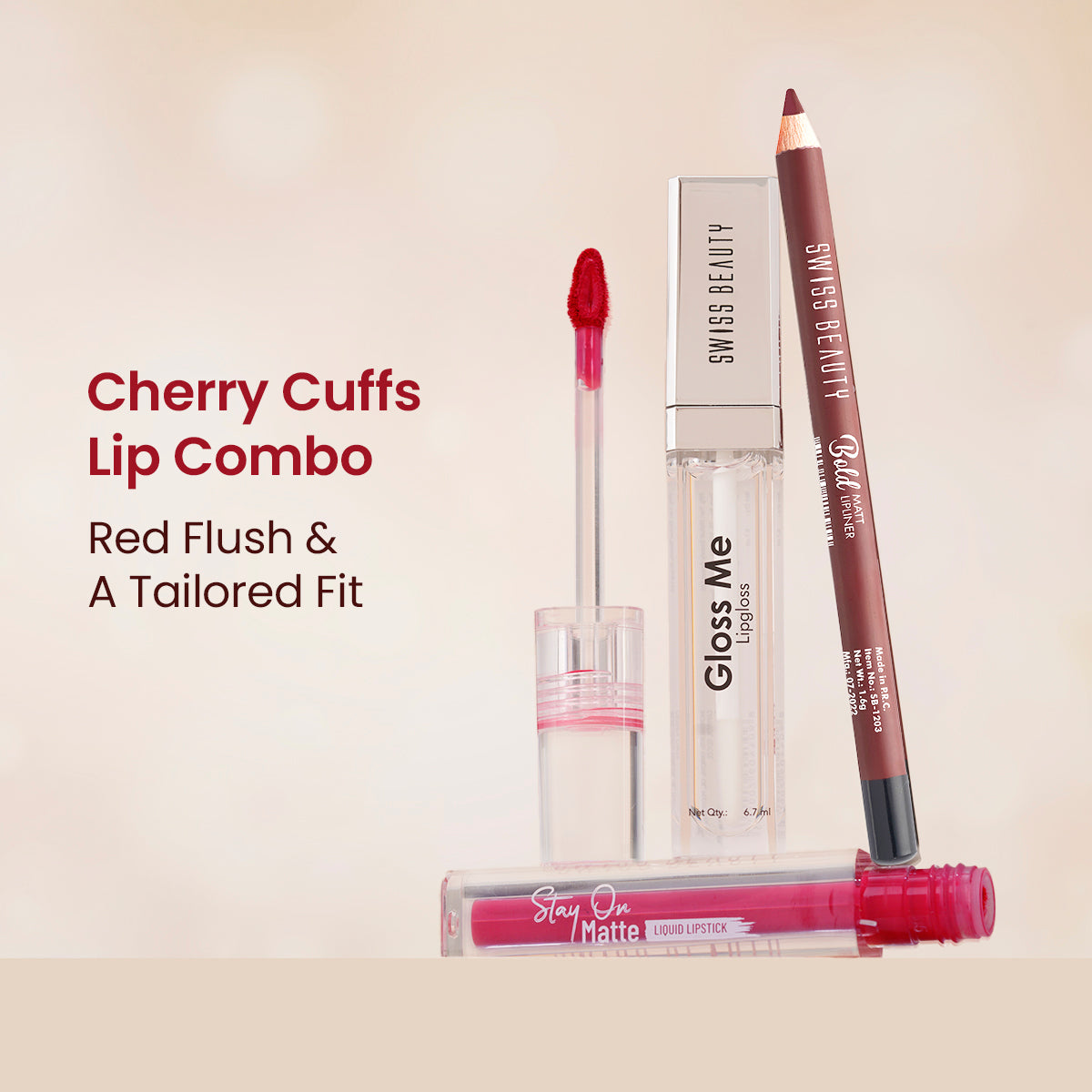 Cherry Cuffs Lip Combo