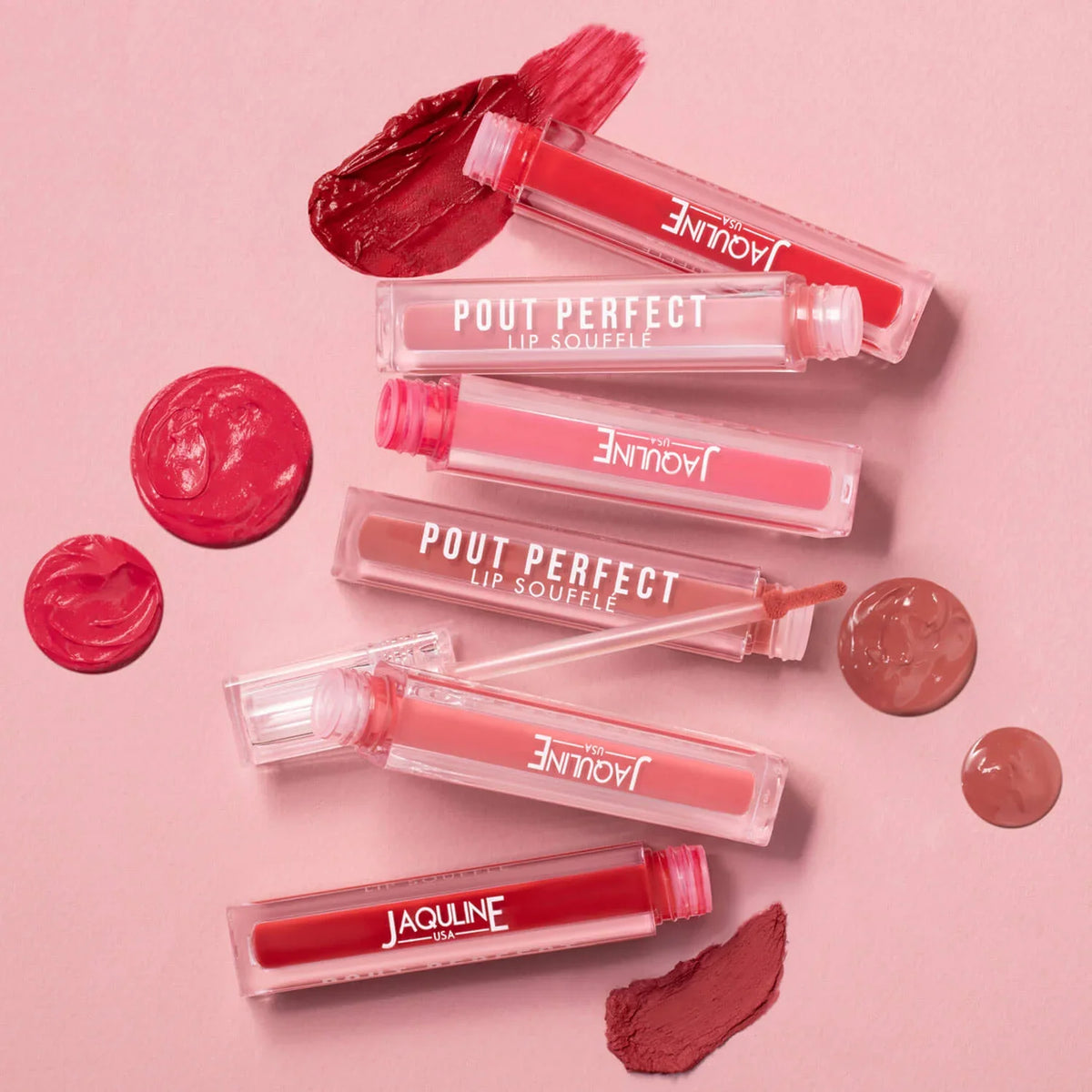 Jaquline USA Pout Perfect Lip Souffle Frosted Petal 02
