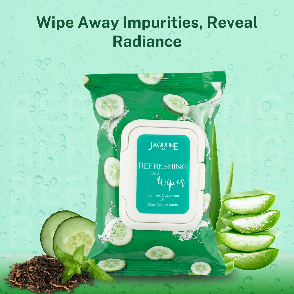 Jaquline USA Refreshing Wipes- 30