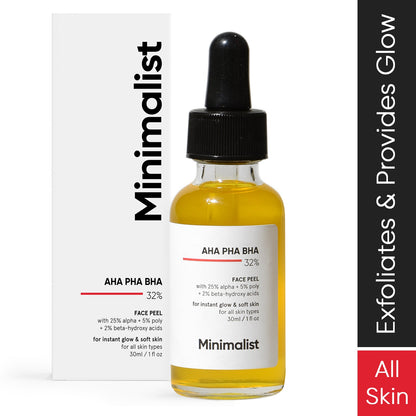 Minimalist AHA PHA BHA 32% Face Peel