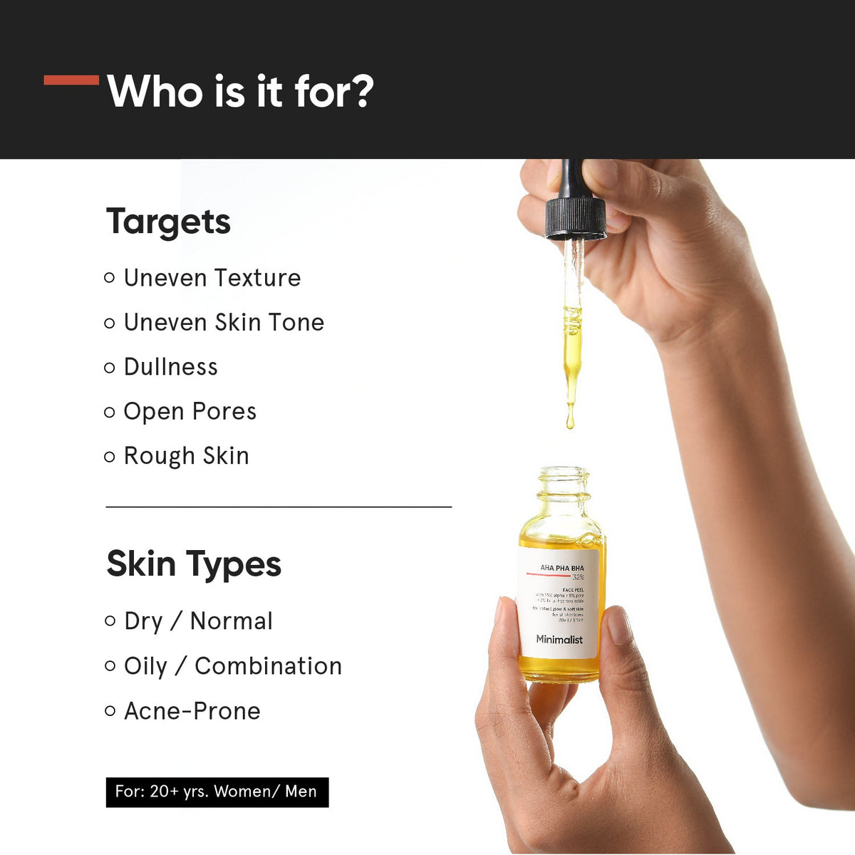 Minimalist AHA PHA BHA 32% Face Peel