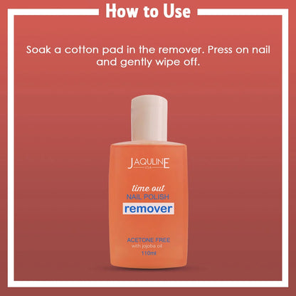 Jaquline USA Nail Polish Remover 110ml Pack of 2