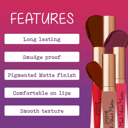 Jaquline USA Mad About Matte Liquid Lipstick Nude Streak 6.5ml