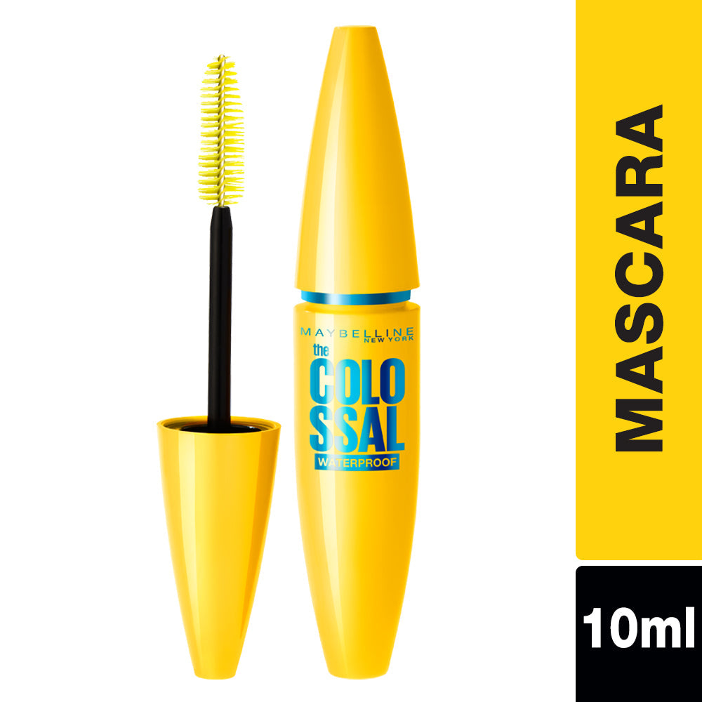 Maybelline New York Volume Express Colossal Mascara, Waterproof, Black, 10g