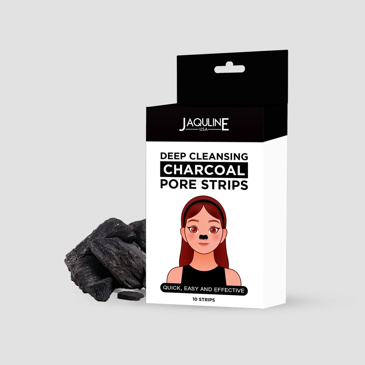 Jaquline USA Deep Cleansing Charcoal Pore Strips