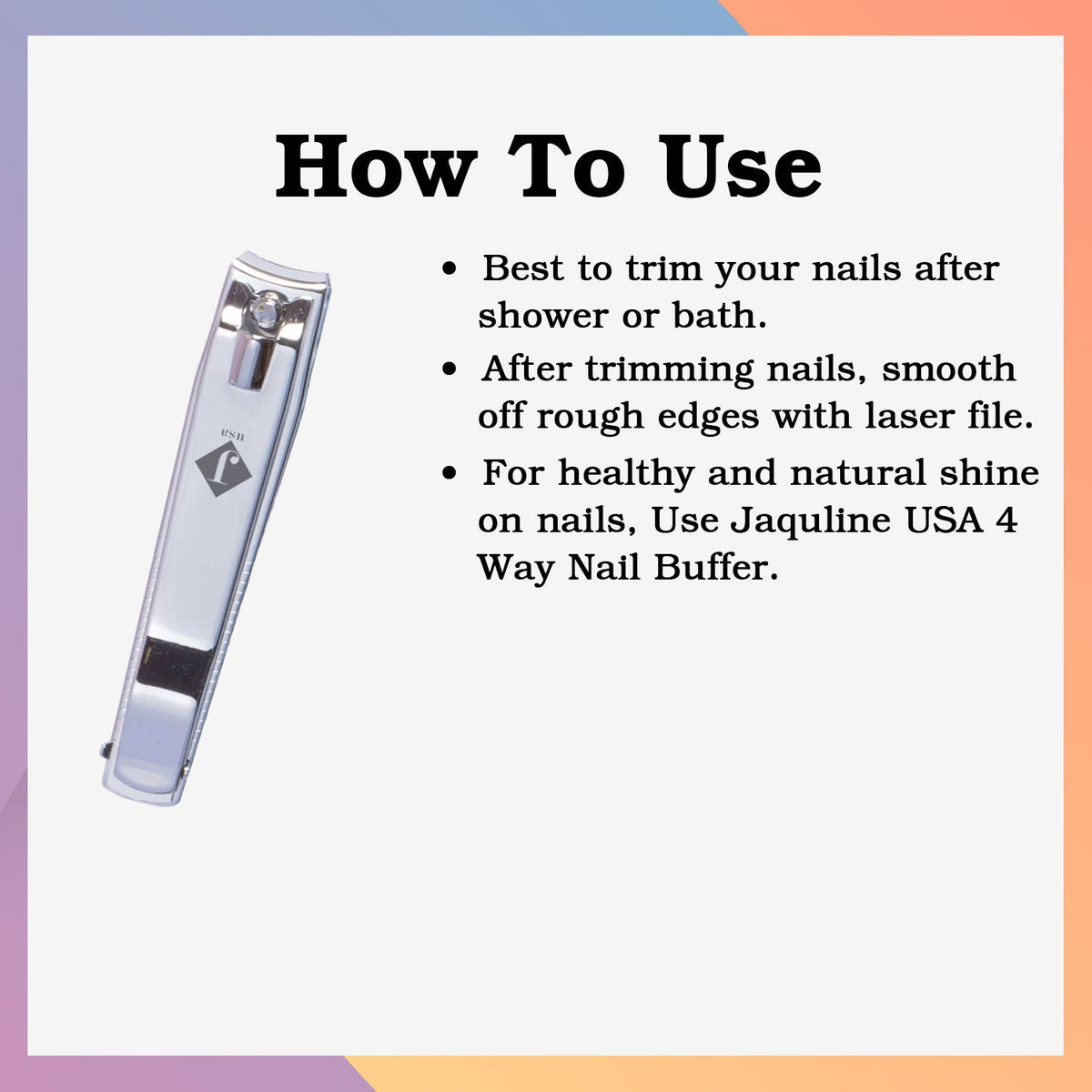Jaquline USA Toe Nail Clipper