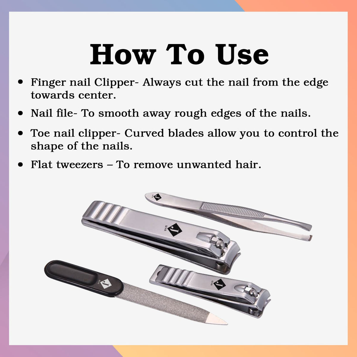 JUSA Nail Care Kit