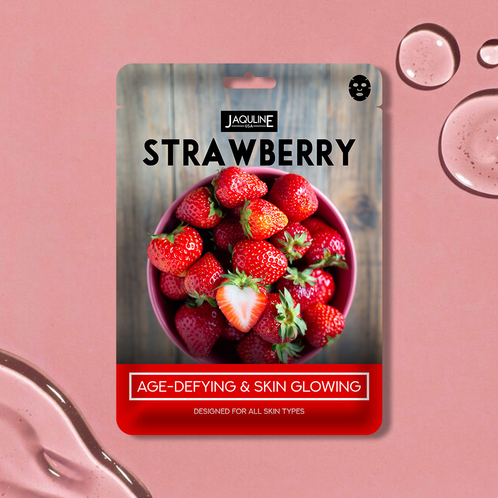 Jaquline USA Strawberry Sheet Mask