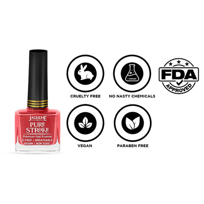 Jaquline USA Pure Stroke Nail Enamel: True To Life