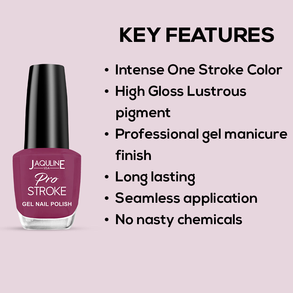 Jaquline USA Pro Stroke Gel Nail Polish 15ml: Kitty Cat 06