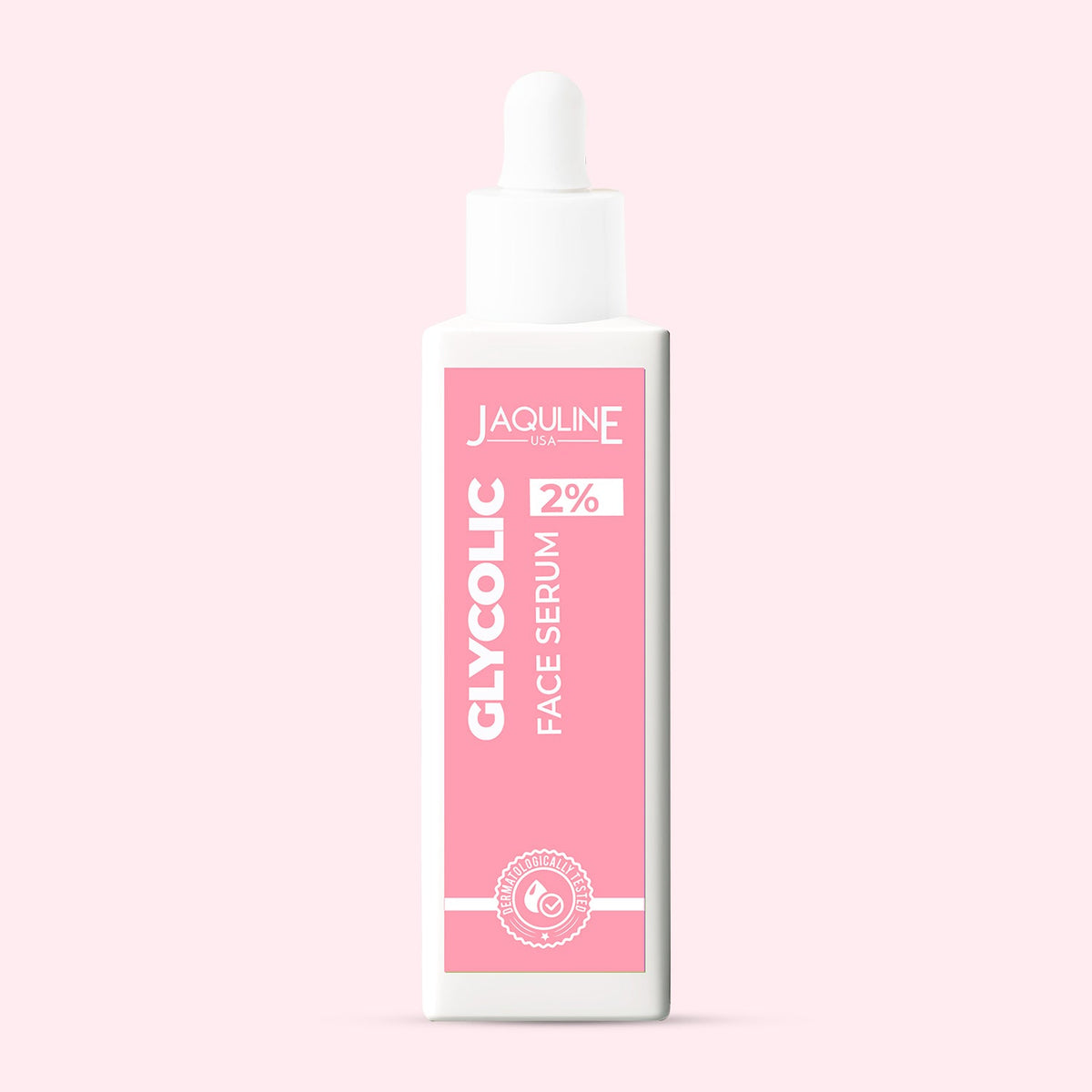 Jaquline USA Face Serum, 2% Glycolic Acid, Reduces Dark Spots, Brightens skin tone -30ml