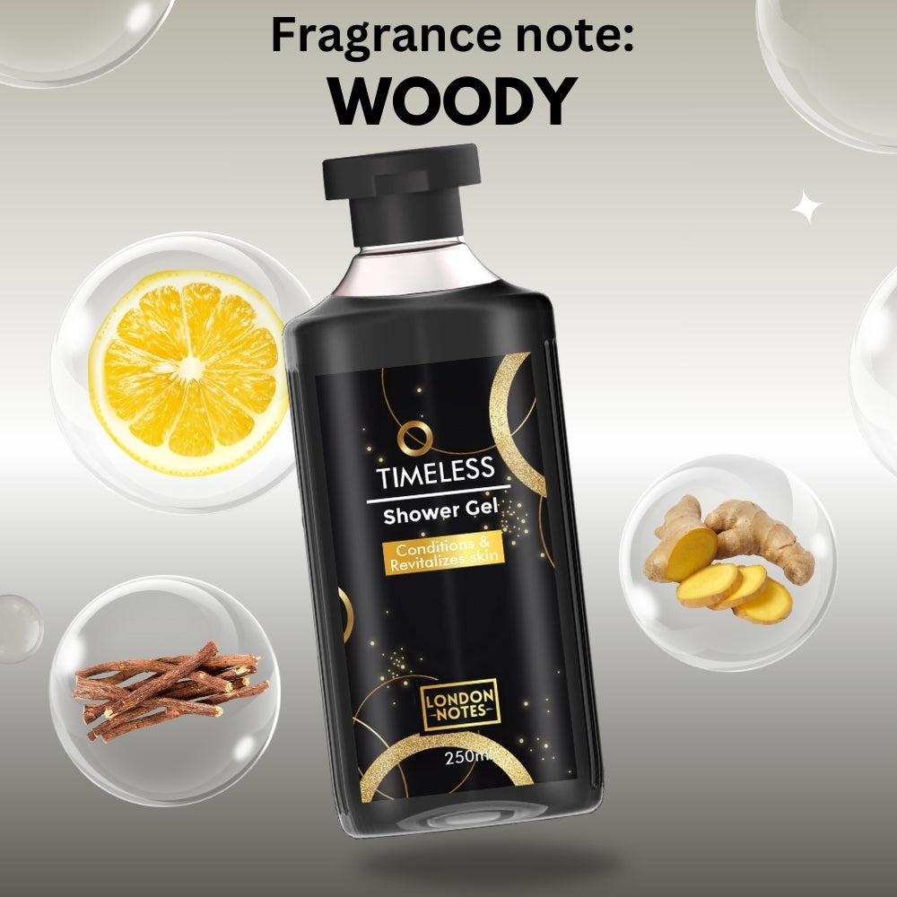 London Notes Shower Gel-250ml Timeless