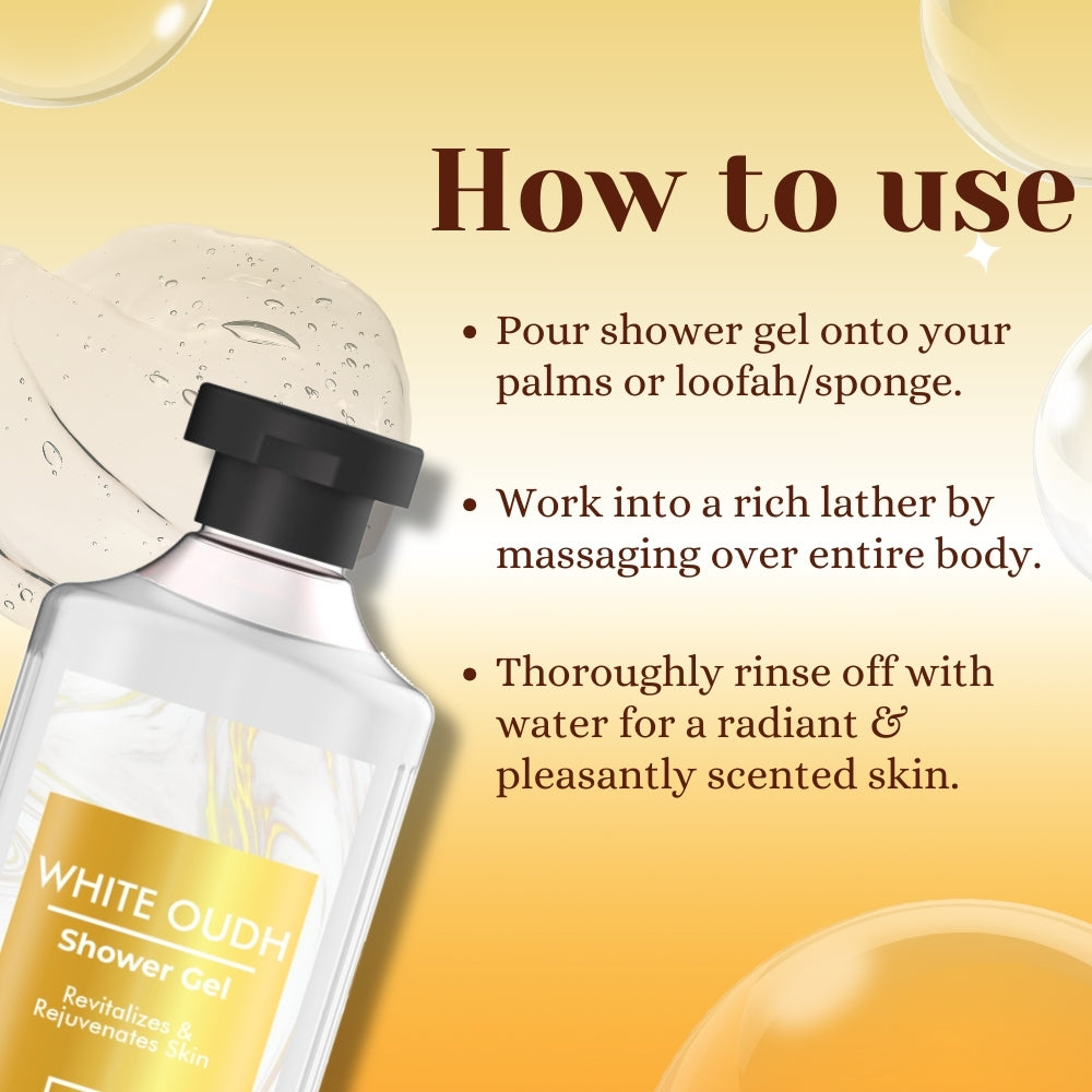 London Notes Shower Gel-250ml White Oudh